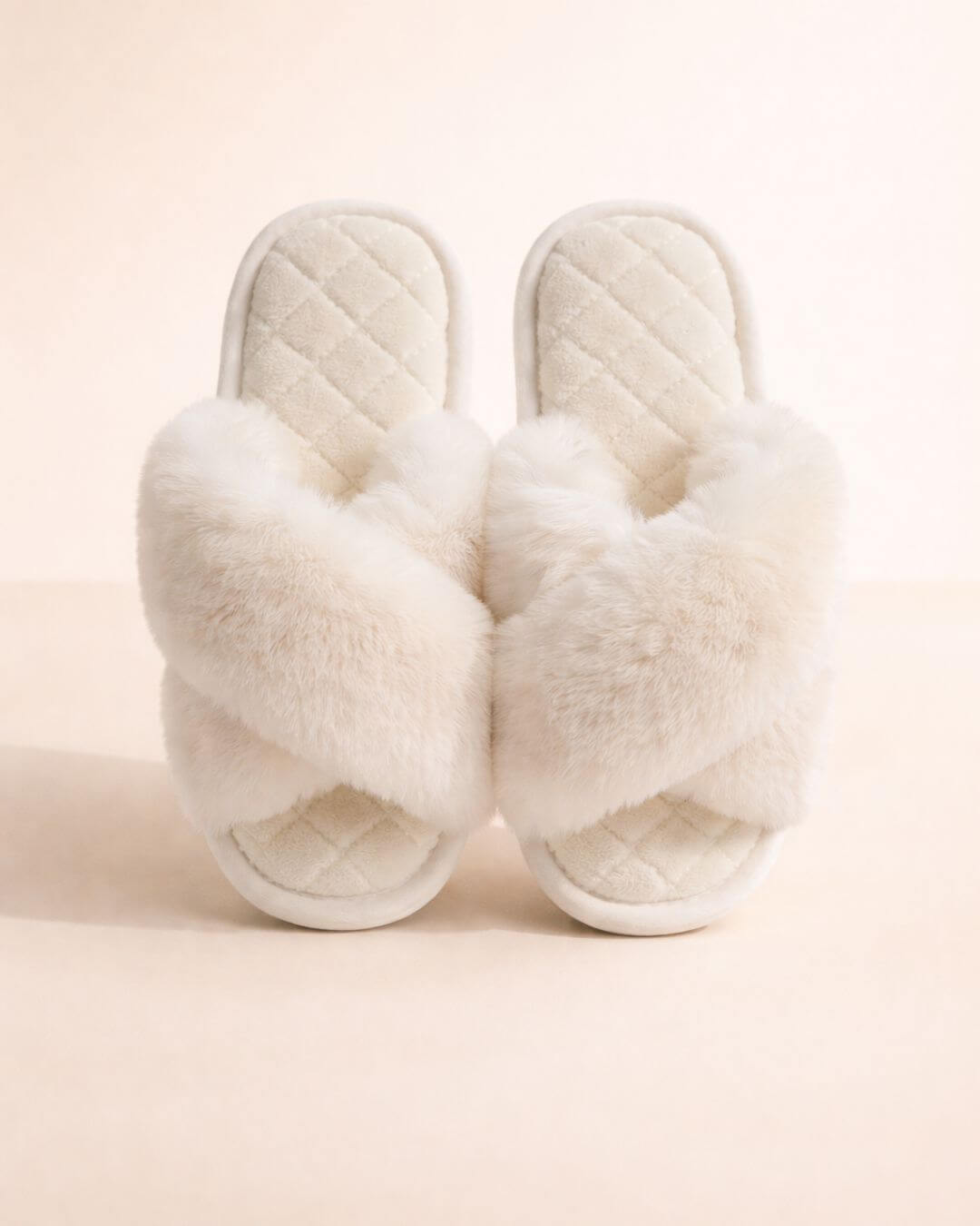 The Plush Velvet Cross-Band Slides Saint Doux