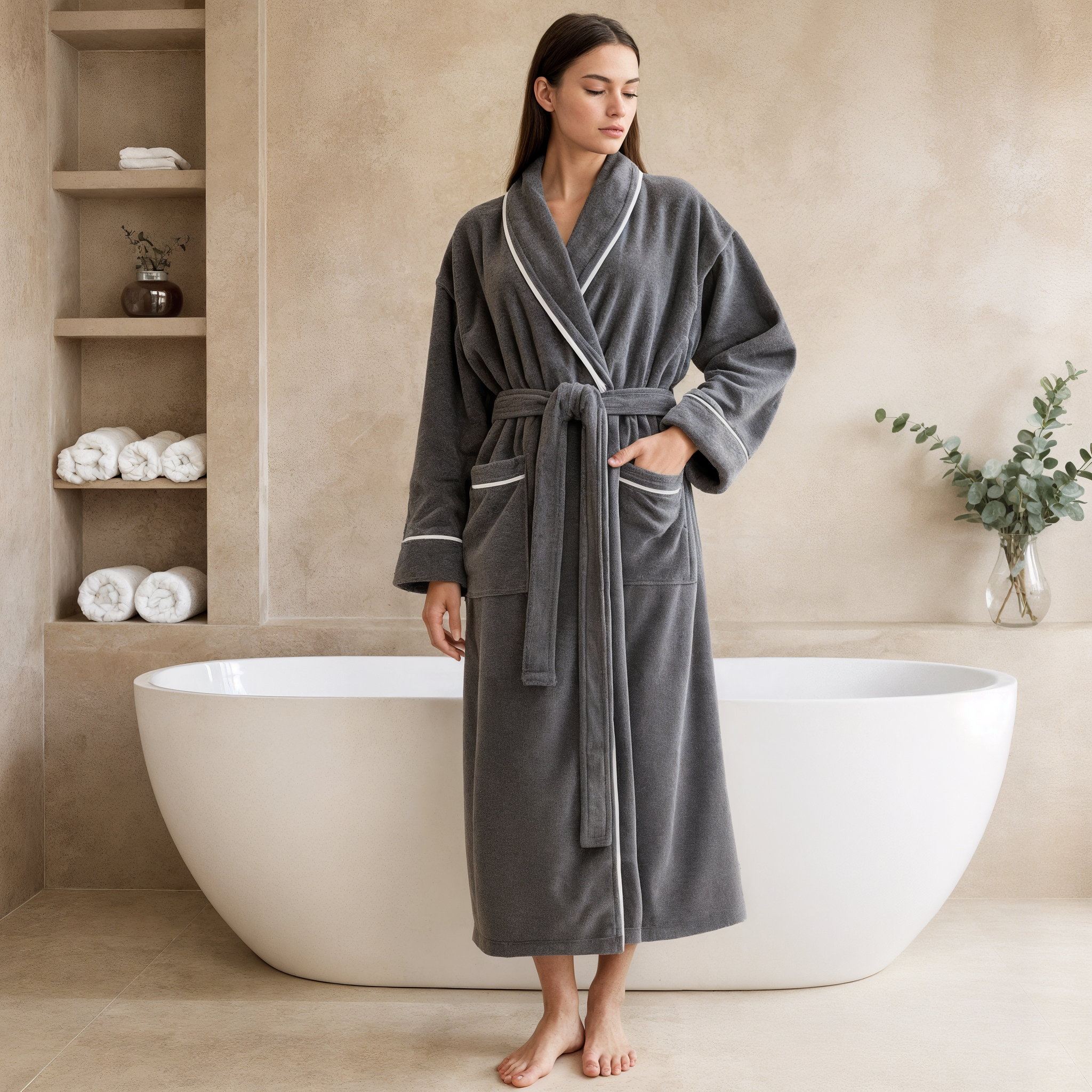 The Hotel Suite Cotton Robe