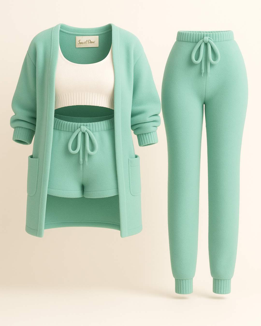 The Signature 4-Piece Bouclé Lounge Set Saint Doux