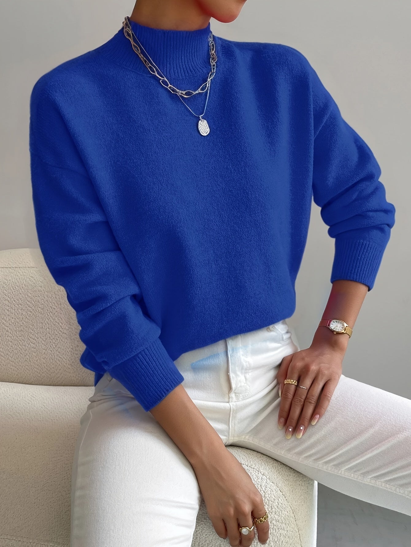 The Sage Cloud Knit Jumper