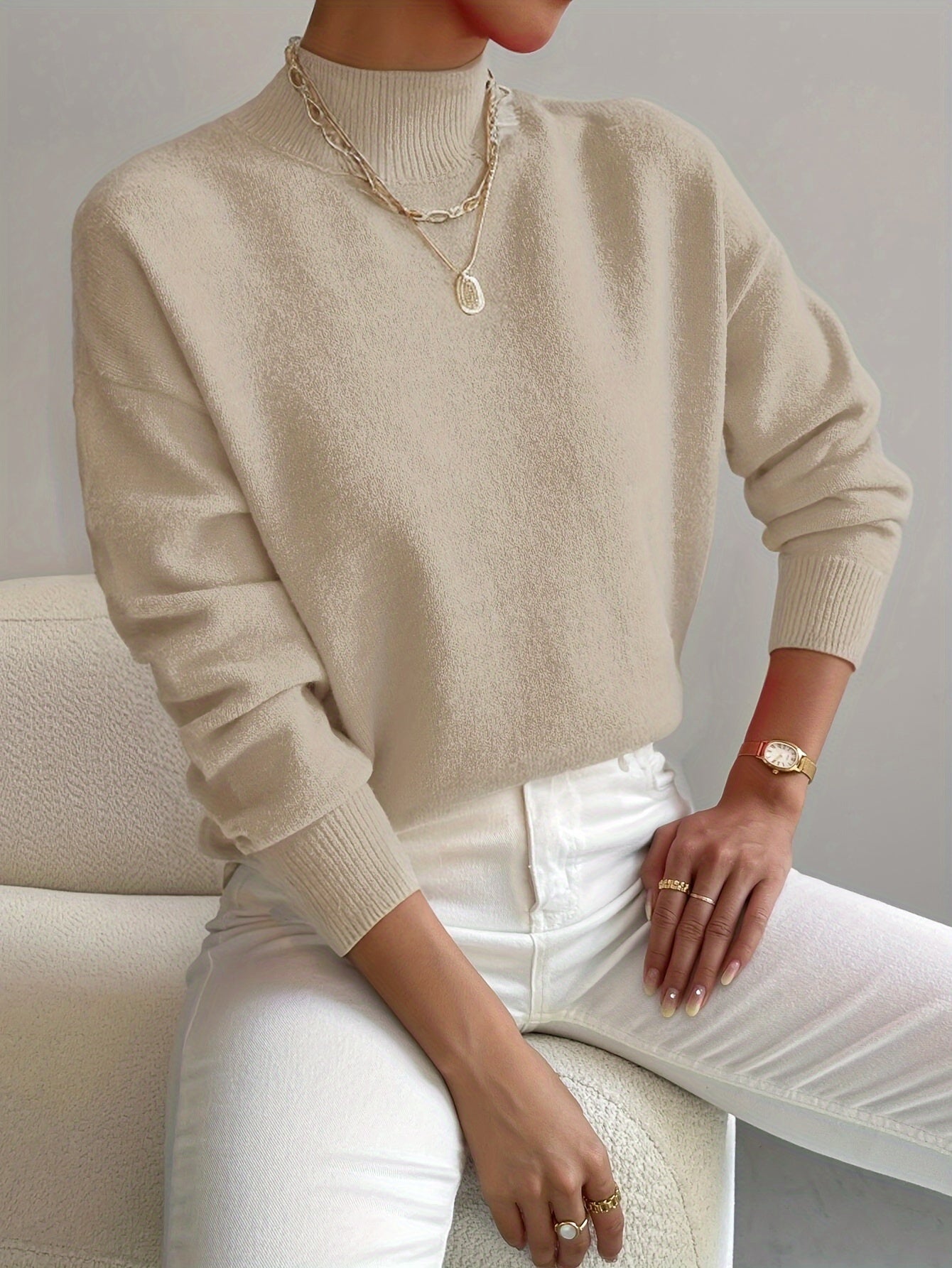 The Sage Cloud Knit Jumper