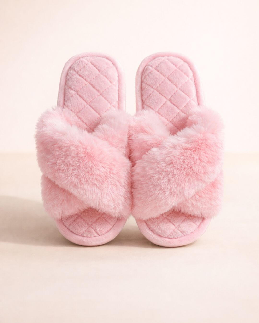 The Plush Velvet Cross-Band Slides Saint Doux