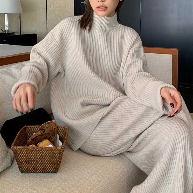 The Alpine Ribbed Knit Set