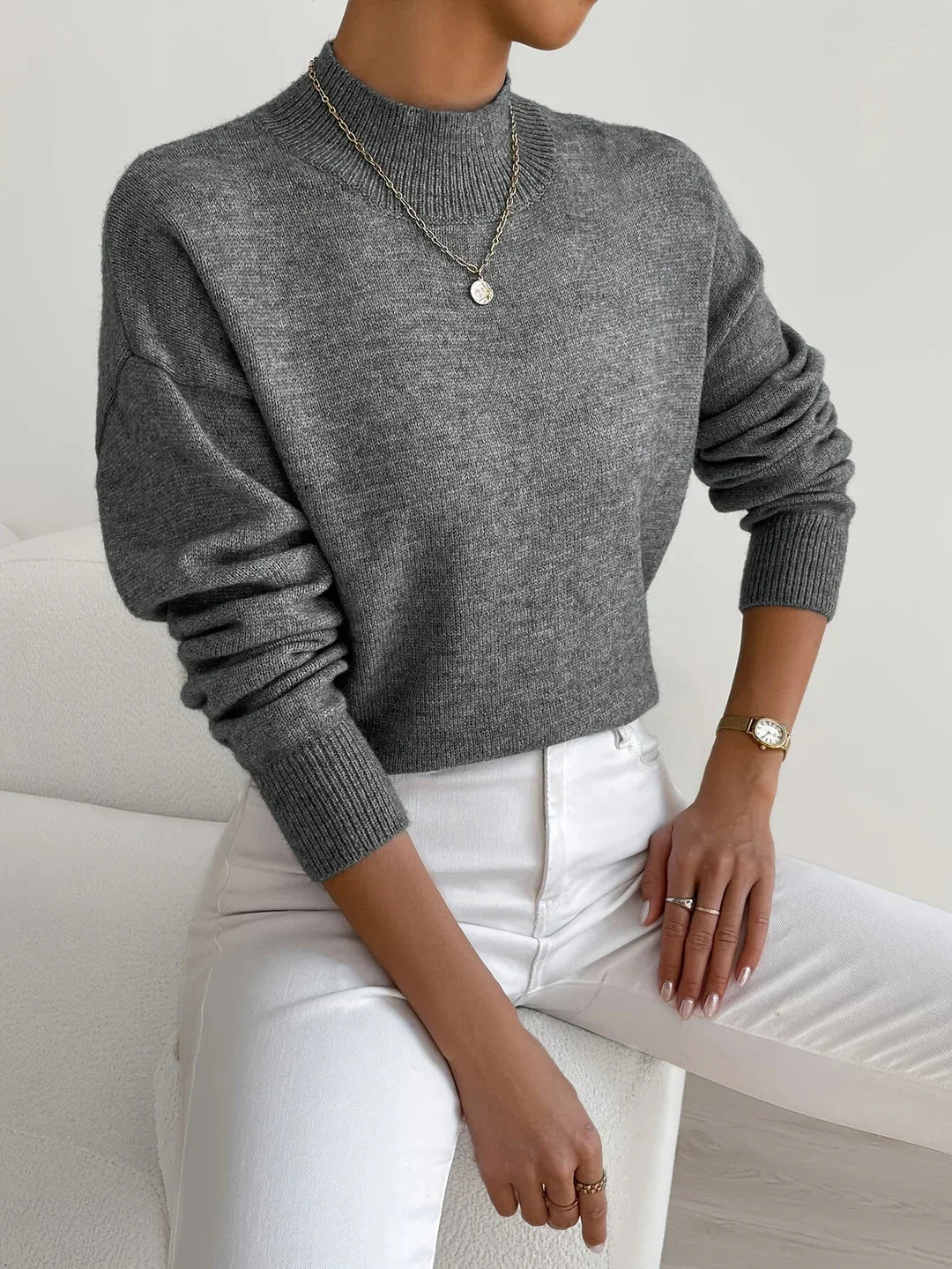 The Sage Cloud Knit Jumper