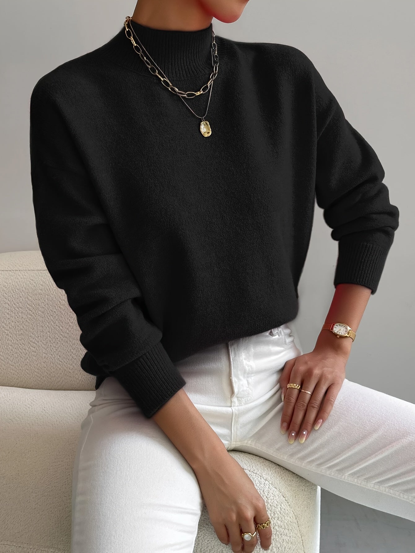 The Sage Cloud Knit Jumper