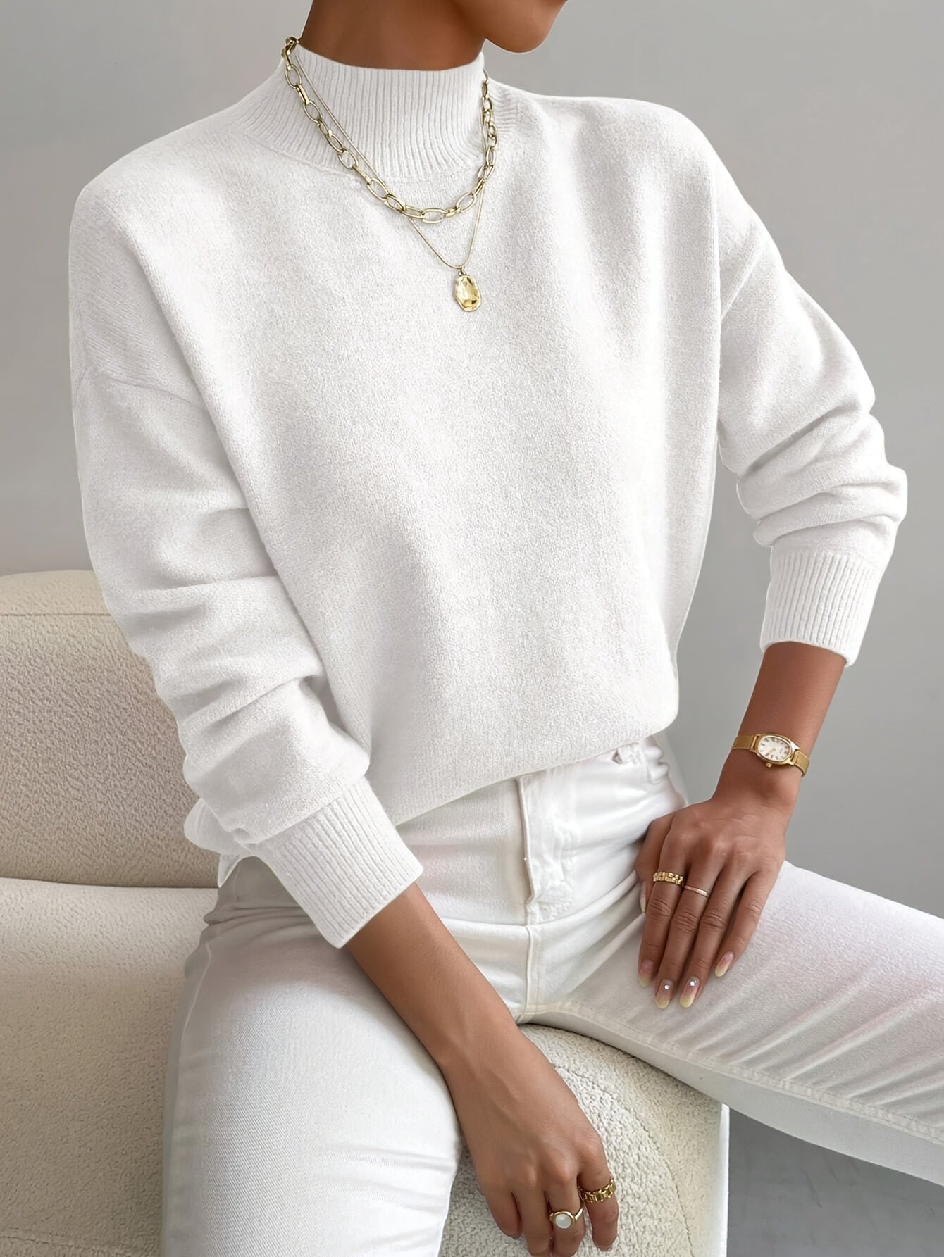 The Sage Cloud Knit Jumper