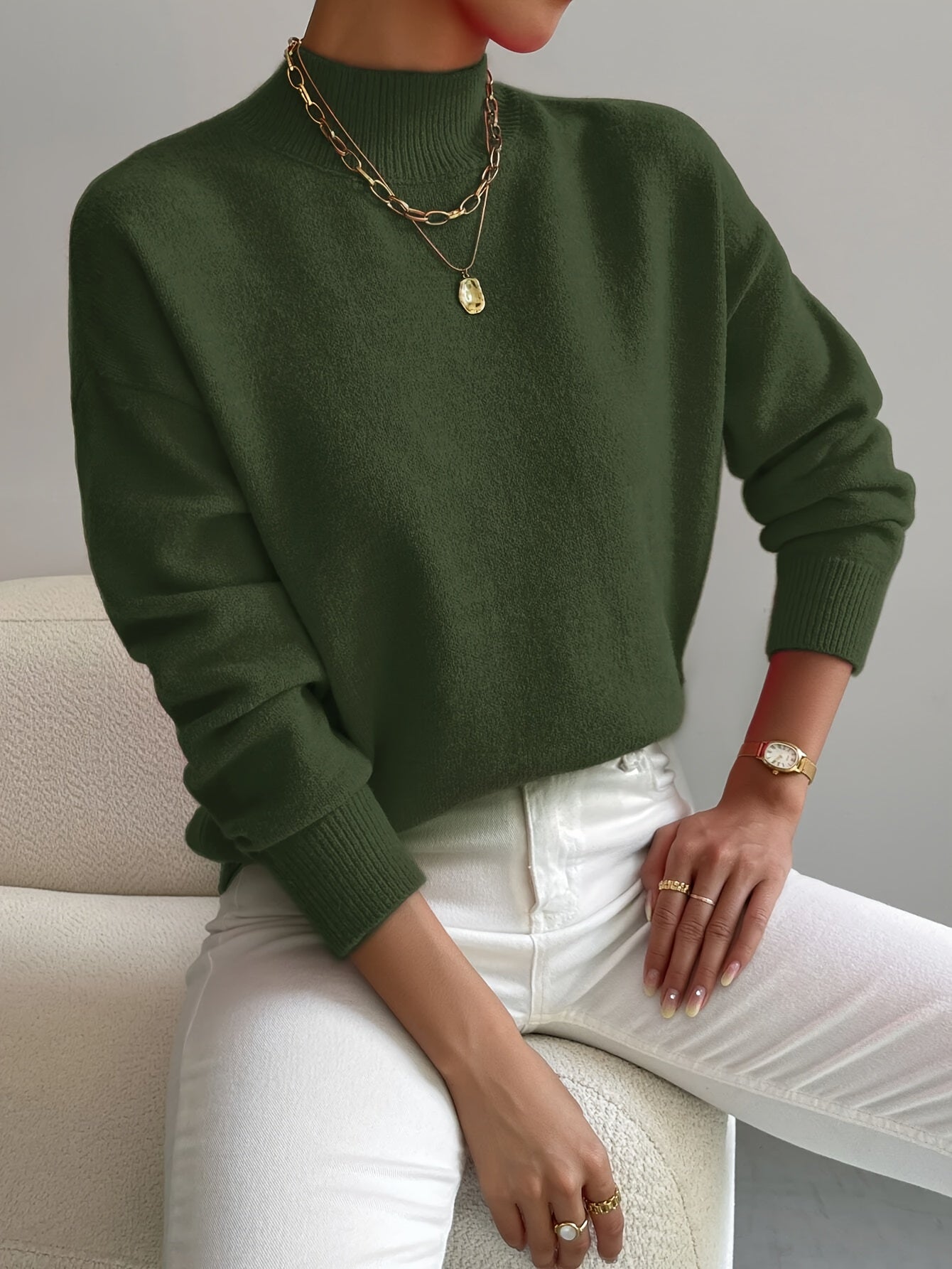 The Sage Cloud Knit Jumper
